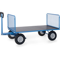 Fetra Handpritschenwagen mit Drahtgitterwänden, bis 1250 kg