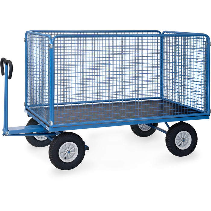 Fetra Handpritschenwagen mit Drahtgitterwänden, bis 1250 kg