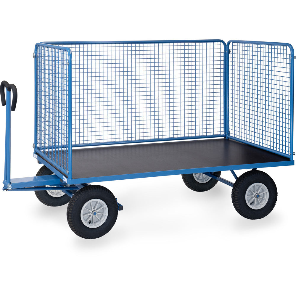Fetra Handpritschenwagen mit Drahtgitterwänden, bis 1250 kg