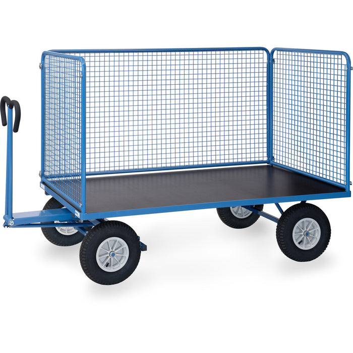 Fetra Handpritschenwagen mit Drahtgitterwänden, bis 1250 kg