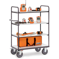 Fetra ESD-Etagenwagen mit vier Böden, bis 600 kg