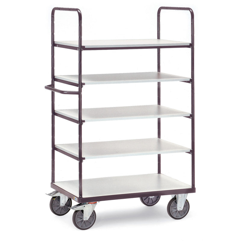 Fetra Hoher ESD-Etagenwagen mit fünf Böden, 600 kg