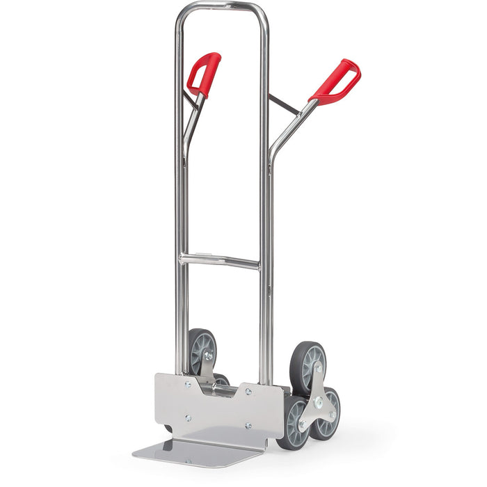 Fetra AK1325 Treppenkarren Alu 200 kg, dreiarmige Rad-Sterne TPE