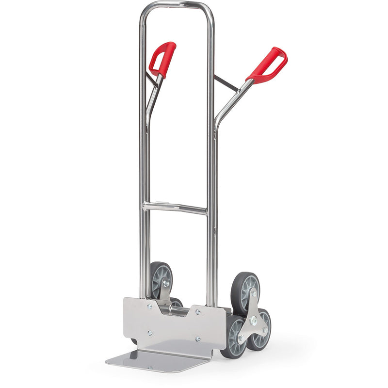 Fetra AK1325 Treppenkarren Alu 200 kg, dreiarmige Rad-Sterne TPE