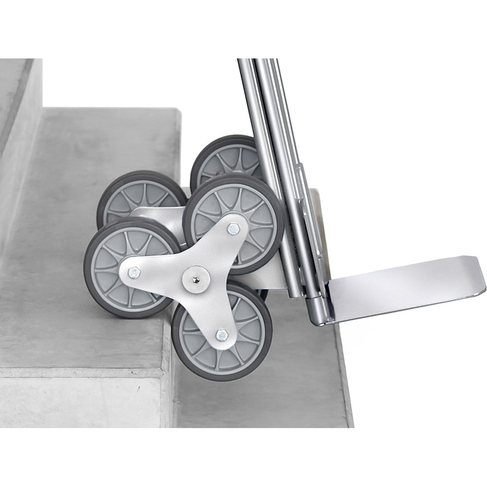 Fetra AK1325 Treppenkarren Alu 200 kg, dreiarmige Rad-Sterne TPE
