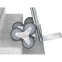 Fetra AK1325 Treppenkarren Alu 200 kg, dreiarmige Rad-Sterne TPE