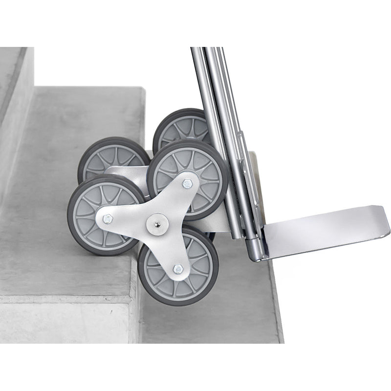 Fetra AK1325 Treppenkarren Alu 200 kg, dreiarmige Rad-Sterne TPE