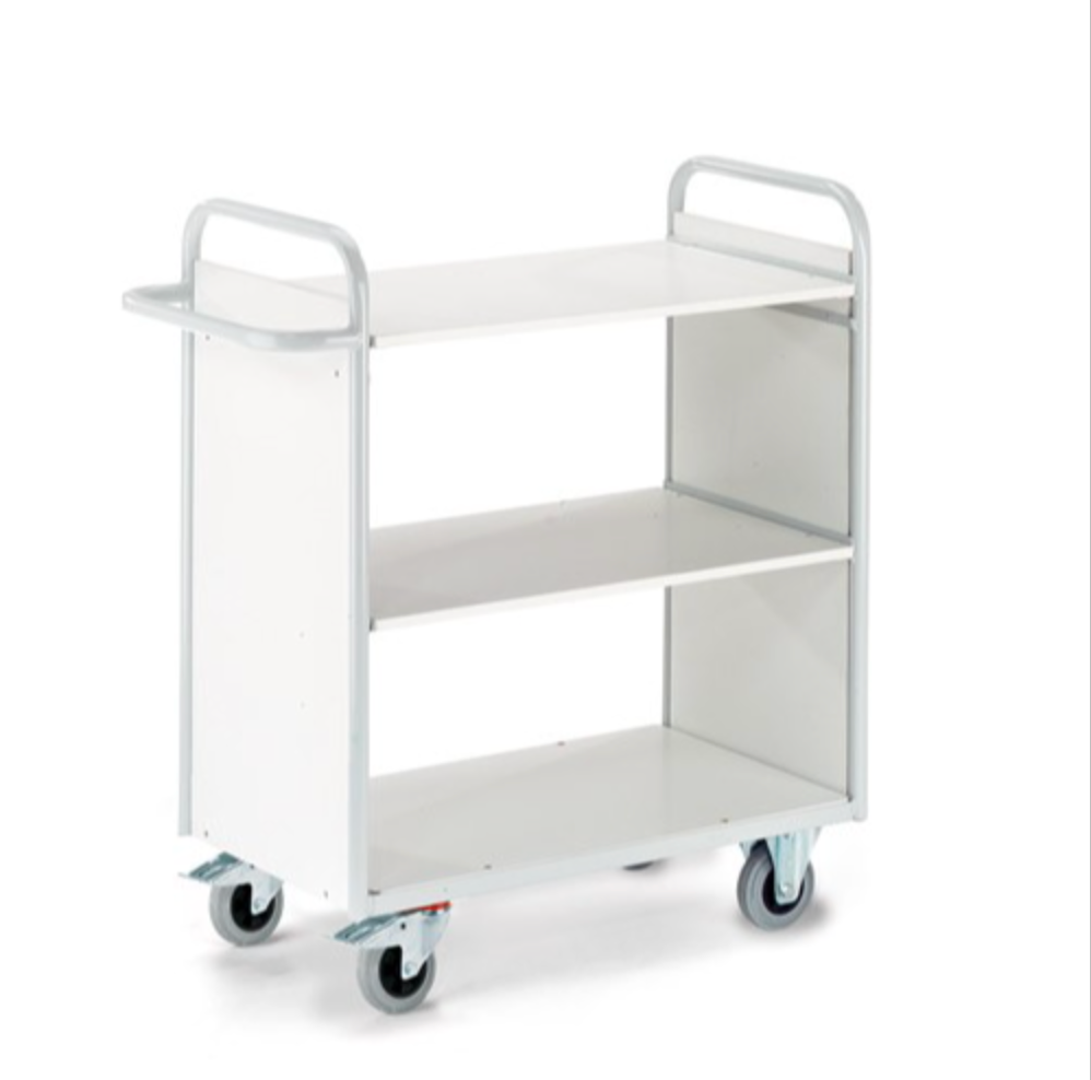 ROLLCART Bürowagen, zwei Wände