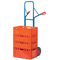 Fetra Sackkarre 300 kg, Höhe 1600 mm, breite Schaufel
