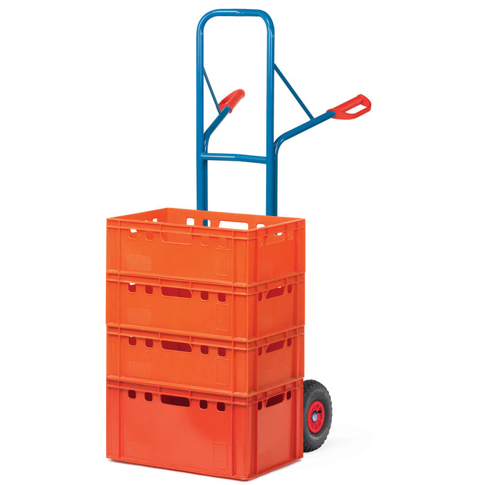 Fetra Sackkarre 300 kg, Höhe 1600 mm, breite Schaufel