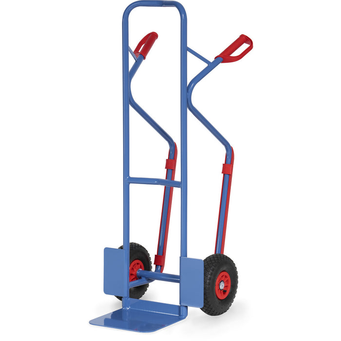 Fetra Sackkarre 300 kg, Höhe 1300 mm, mit Kunststoff-Gleitkufen