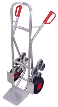 VARIOfit ap-1301 Aluminium Treppenkarre mit zwei fünfarmigen Radsternen