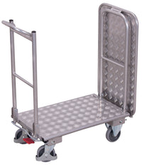 VARIOfit ap-450.813 Aluminium-Klappbügelwagen mit zwei Etagen, EasySTOP