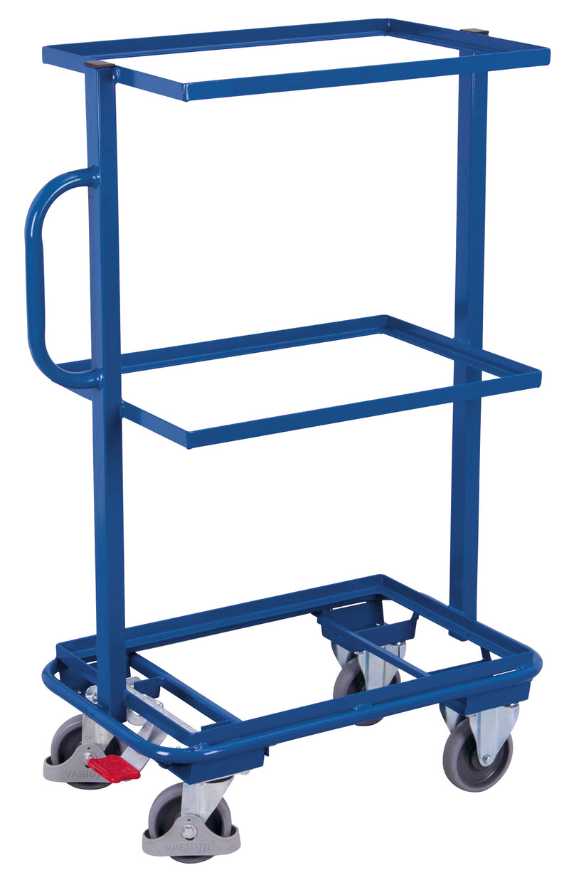 VARIOfit sw-400.800 Beistellwagen mit offenem Rahmen, EasySTOP –