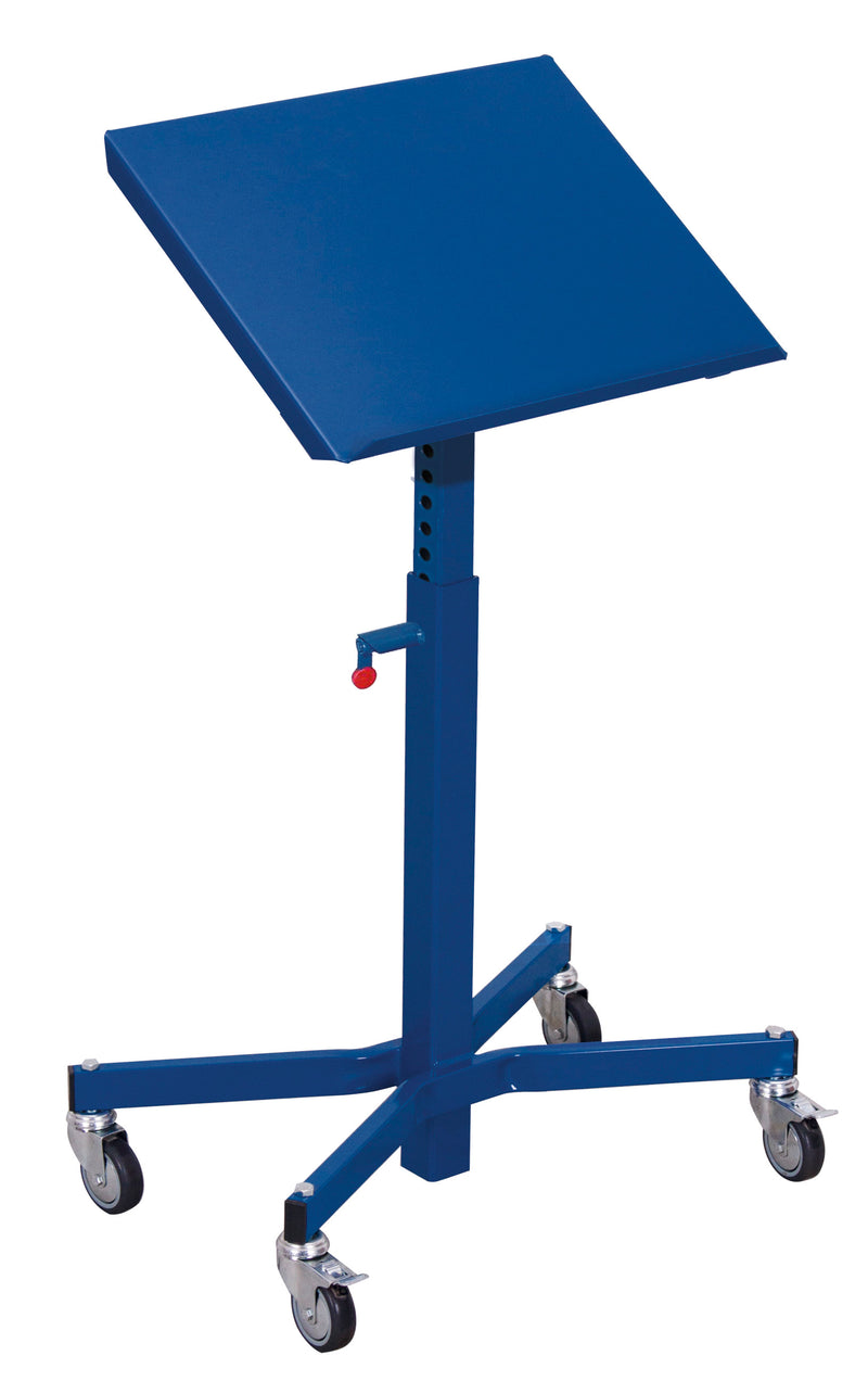 VARIOfit sw-405.002 Materialständer mit einseitigem Rand, einseitig neigbar, höhenverstellbar