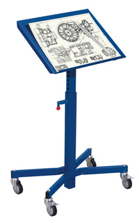 VARIOfit sw-405.002 Materialständer mit einseitigem Rand, einseitig neigbar, höhenverstellbar