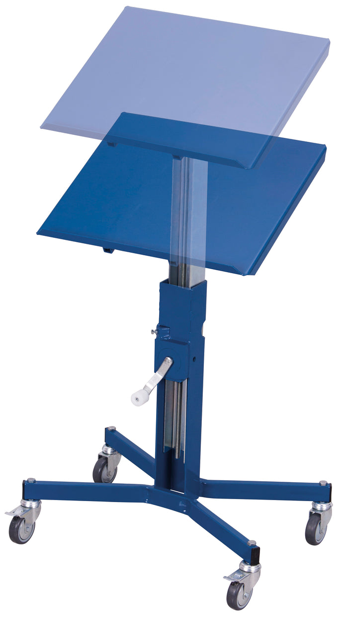 VARIOfit sw-405.012 Materialständer mit Handkurbel, höhenverstellbar von 680 - 1055 mm