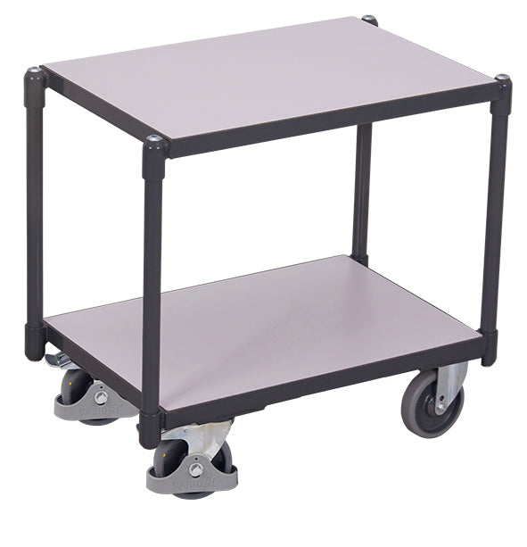 VARIOfit sw-410.536 ESD Euro-System-Roller mit zwei Ladeflächen, Baukasten-System