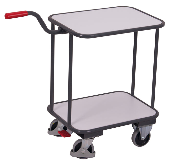 VARIOfit sw-450.832 ESD Griffroller mit zwei Ladeflächen, EasySTOP