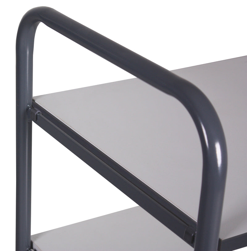 VARIOfit ESD Etagenwagen, niedrig, Baukasten-System, EasySTOP