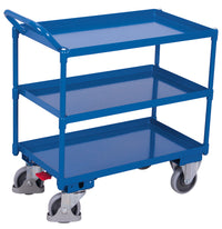 VARIOfit Tischwagen mit drei öldichten Wannen, EasySTOP