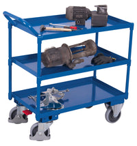 VARIOfit Tischwagen mit drei öldichten Wannen, EasySTOP