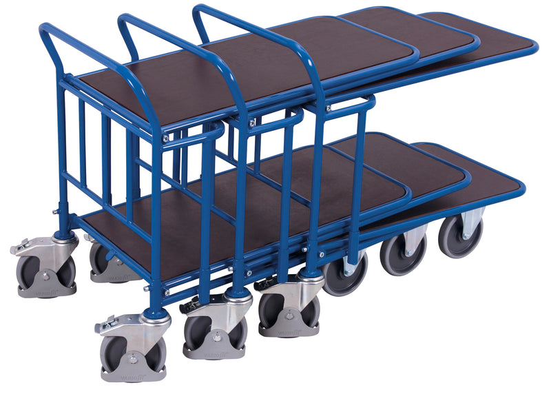 VARIOfit C+C Wagen mit zwei Ladeflächen aus Siebdruckplatte