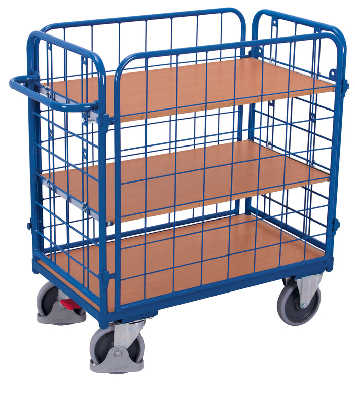 VARIOfit Niedriger Etagenwagen, Baukasten-System, EasySTOP