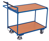 VARIOfit sw-600.548 Tischwagen mit zwei Ladeflächen und Totmannbremse