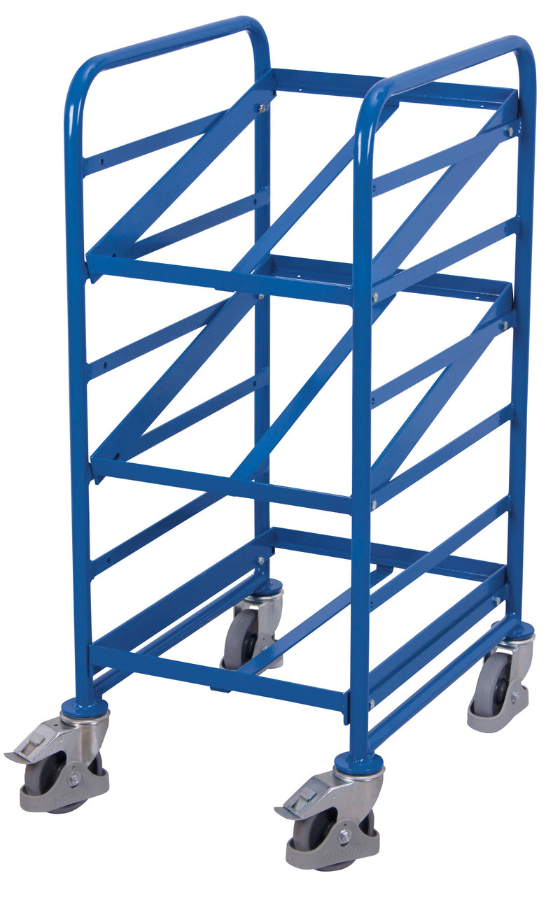 VARIOfit sw-610.100 Eurokastenwagen mit drei offenen Etagenrahmen, 200 kg
