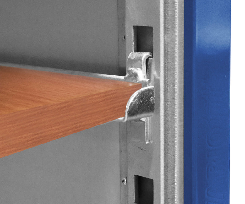 VARIOfit Etagenwagen mit Etagen, verzinktes Stahlblech, EasySTOP