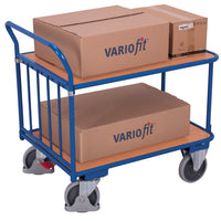 VARIOfit Schiebebügelwagen als Tischwagen, Baukasten-System, EasySTOP