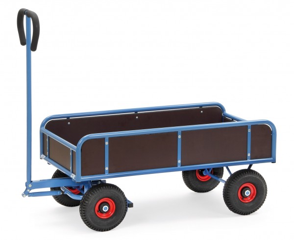 Fetra Handwagen mit vier Wänden, Feststellbremse, 400 kg