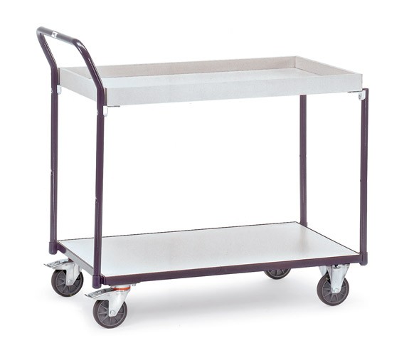 Fetra ESD-Tischwagen mit einem Boden und einem Kasten, 300 kg