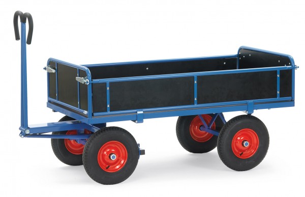 Fetra Handpritschenwagen mit Bordwänden, bis 1250 kg